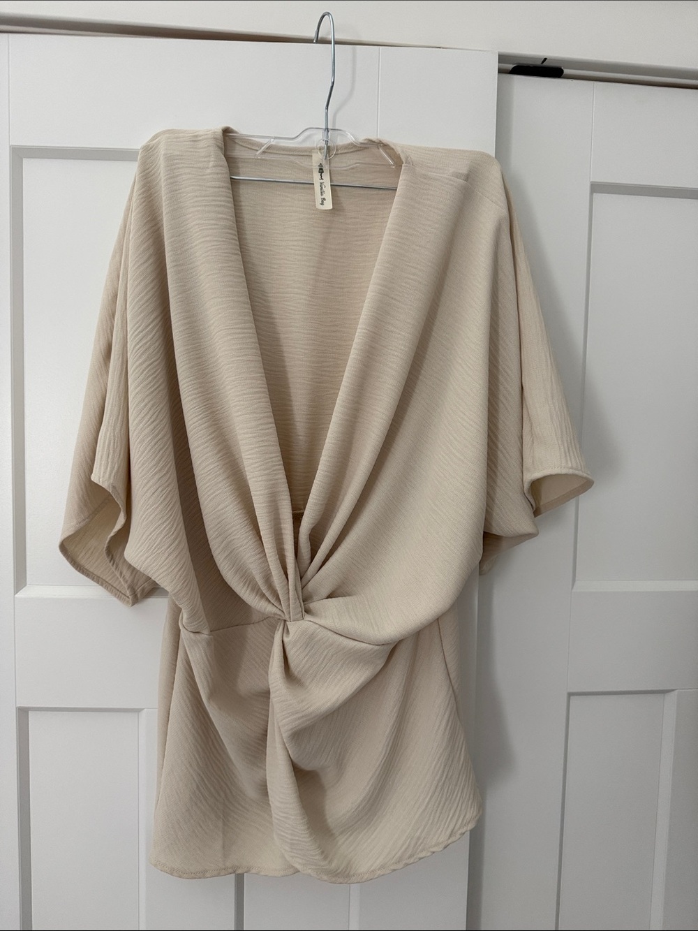 Vanilla Bay Cream Textured Knit Top